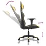 Silla gaming cuero sintético negro y dorado de , Sillones para videojuegos - Ref: Foro24-3143689, Precio: 127,50 €, Descuento: %