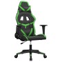 Silla gaming cuero sintético negro y verde de , Sillones para videojuegos - Ref: Foro24-3143668, Precio: 124,12 €, Descuento: %