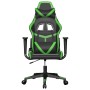 Silla gaming cuero sintético negro y verde de , Sillones para videojuegos - Ref: Foro24-3143668, Precio: 124,12 €, Descuento: %