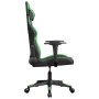 Schwarz-grüner Gaming-Stuhl aus Kunstleder von , Gaming-Stühle - Ref: Foro24-3143668, Preis: 123,99 €, Rabatt: %