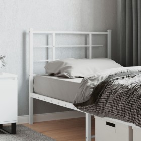 White metal headboard 90 cm by , Headboards and footboards - Ref: Foro24-355638, Price: 23,98 €, Discount: %