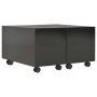 Mesa de centro madera de ingeniería negro brillante 60x60x35cm de vidaXL, Mesas de centro - Ref: Foro24-283722, Precio: 90,07...