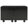 Mesa de centro madera de ingeniería negro brillante 60x60x35cm de vidaXL, Mesas de centro - Ref: Foro24-283722, Precio: 90,07...