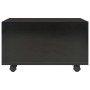 Mesa de centro madera de ingeniería negro brillante 60x60x35cm de vidaXL, Mesas de centro - Ref: Foro24-283722, Precio: 90,07...