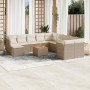 Set mit 12 Gartensofas und Kissen Kunstrattanbraun von , Gartensets - Ref: Foro24-3223979, Preis: 847,97 €, Rabatt: %