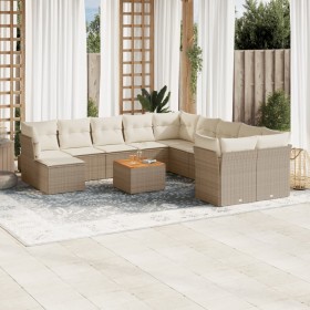 Set mit 12 Gartensofas und Kissen Kunstrattanbraun von , Gartensets - Ref: Foro24-3223979, Preis: 847,97 €, Rabatt: %