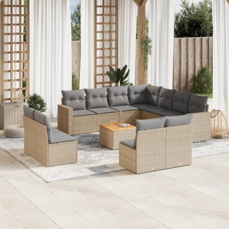 Set mit 12 Gartensofas und Kissen Kunstrattanbraun von , Gartensets - Ref: Foro24-3224183, Preis: 757,99 €, Rabatt: %