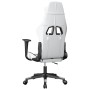 Black and white synthetic leather gaming chair by , Gaming chairs - Ref: Foro24-3143674, Price: 124,84 €, Discount: %