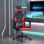 Silla gaming cuero sintético negro y rojo de , Sillones para videojuegos - Ref: Foro24-3143688, Precio: 126,36 €, Descuento: %