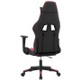 Black and red synthetic leather gaming chair by , Gaming chairs - Ref: Foro24-3143688, Price: 126,36 €, Discount: %