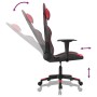 Black and red synthetic leather gaming chair by , Gaming chairs - Ref: Foro24-3143688, Price: 126,36 €, Discount: %