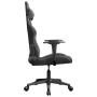 Black and gray synthetic leather gaming chair by , Gaming chairs - Ref: Foro24-3143669, Price: 124,12 €, Discount: %