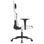 Black and white synthetic leather gaming chair by , Gaming chairs - Ref: Foro24-3143697, Price: 130,89 €, Discount: %