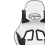 Silla gaming cuero sintético blanco y negro de , Sillones para videojuegos - Ref: Foro24-3143697, Precio: 130,89 €, Descuento: %