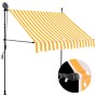 Toldo manual retráctil con LED blanco y naranja 100 cm de , Toldos - Ref: Foro24-145855, Precio: 83,59 €, Descuento: %