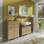 Germania GW-Mauresa Chest of Drawers 34x60x97 cm graphite and oak by Germania, bathroom vanities - Ref: Foro24-438434, Price:...