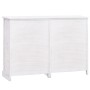 Sideboard with 10 white wood drawers 113x30x79 cm by vidaXL, Sideboards - Ref: Foro24-284179, Price: 401,76 €, Discount: %