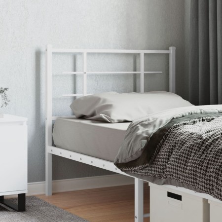 White metal headboard 100 cm by , Headboards and footboards - Ref: Foro24-355639, Price: 24,70 €, Discount: %