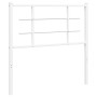 Cabecero de metal blanco 100 cm de , Cabeceros y pies de cama - Ref: Foro24-355639, Precio: 24,99 €, Descuento: %