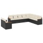 Set de sofás de jardín 10 pzas cojines ratán sintético negro de , Conjuntos de jardín - Ref: Foro24-3258514, Precio: 627,71 €...