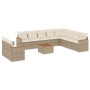 Set de sofás de jardín 11pzas con cojines ratán sintético beige de , Conjuntos de jardín - Ref: Foro24-3258523, Precio: 865,7...