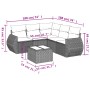 Gartensofa-Set mit Kissen, 6-teilig, beiges synthetisches Rattan von , Gartensets - Ref: Foro24-3253696, Preis: 472,67 €, Rab...