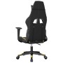 Black and gold synthetic leather gaming chair by , Gaming chairs - Ref: Foro24-3143667, Price: 124,99 €, Discount: %