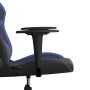 Gaming chair in black and blue synthetic leather by , Gaming chairs - Ref: Foro24-3143665, Price: 124,12 €, Discount: %