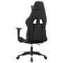 Black and white synthetic leather gaming chair by , Gaming chairs - Ref: Foro24-3143692, Price: 126,49 €, Discount: %