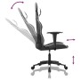 Silla gaming cuero sintético negro y blanco de , Sillones para videojuegos - Ref: Foro24-3143692, Precio: 126,49 €, Descuento: %