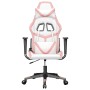 Silla gaming cuero sintético blanco y rosa de , Sillones para videojuegos - Ref: Foro24-3143673, Precio: 128,85 €, Descuento: %