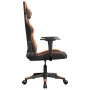 Schwarzer und orangefarbener Gaming-Stuhl aus Kunstleder von , Gaming-Stühle - Ref: Foro24-3143671, Preis: 124,12 €, Rabatt: %