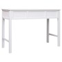 White wooden desk 110x45x76 cm by vidaXL, Desks - Ref: Foro24-284155, Price: 137,50 €, Discount: %