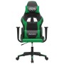 Schwarz-grüner Gaming-Stuhl aus Kunstleder von , Gaming-Stühle - Ref: Foro24-3143690, Preis: 125,99 €, Rabatt: %