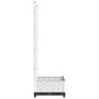 White PP trellis planter 40x40x121.5 cm by , Pots and planters - Ref: Foro24-153279, Price: 44,99 €, Discount: %