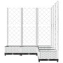 Planter with white PP trellis 120x120x121.5 cm by , Pots and planters - Ref: Foro24-153287, Price: 122,99 €, Discount: %