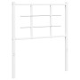 Cabecero de metal blanco 80 cm de , Cabeceros y pies de cama - Ref: Foro24-355637, Precio: 19,21 €, Descuento: %