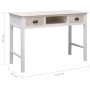 Wooden console table 110x45x76 cm by vidaXL, Side tables - Ref: Foro24-284160, Price: 102,34 €, Discount: %