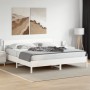 Estructura cama cabecero madera maciza pino blanco 180x200 cm de , Camas y somieres - Ref: Foro24-3216204, Precio: 202,40 €, ...