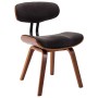 Dining chairs, 2 units, curved wood and gray fabric. by vidaXL, dining chairs - Ref: Foro24-283123, Price: 313,50 €, Discount: %