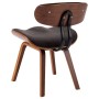 Dining chairs, 2 units, curved wood and gray fabric. by vidaXL, dining chairs - Ref: Foro24-283123, Price: 313,50 €, Discount: %