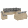 Set Gartensofas mit beigen Kissen 8 Stück PE Rattan von , Gartensets - Ref: Foro24-3253976, Preis: 645,99 €, Rabatt: %