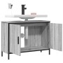 Bathroom vanity cabinet in gray Sonoma engineered wood, 80x30x60 cm. by , Dressing tables - Ref: Foro24-842454, Price: 64,41 ...