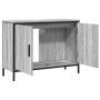 Bathroom vanity cabinet in gray Sonoma engineered wood, 80x30x60 cm. by , Dressing tables - Ref: Foro24-842454, Price: 64,41 ...