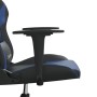 Black and blue synthetic leather gaming chair by , Gaming chairs - Ref: Foro24-3143687, Price: 126,36 €, Discount: %