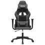 Schwarzer und grauer Gaming-Stuhl aus Kunstleder von , Gaming-Stühle - Ref: Foro24-3143691, Preis: 126,36 €, Rabatt: %