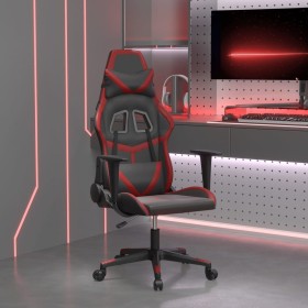 Silla gaming cuero sintético negro y rojo vino tinto de , Sillones para videojuegos - Ref: Foro24-3143672, Precio: 123,99 €, ...