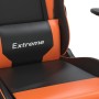 Black and orange synthetic leather gaming chair by , Gaming chairs - Ref: Foro24-3143693, Price: 125,99 €, Discount: %