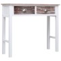 Mesa consola de madera marrón 90x30x77 cm de vidaXL, Mesas auxiliares - Ref: Foro24-284144, Precio: 83,47 €, Descuento: %