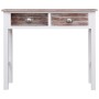 Mesa consola de madera marrón 90x30x77 cm de vidaXL, Mesas auxiliares - Ref: Foro24-284144, Precio: 83,47 €, Descuento: %